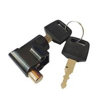 Elektrinio dviračio elektrinio dviračio elektrinio dviračio akumuliatoriaus dėžutės užraktas priekinis užraktas didelis galvos užraktas elektrinio dviračio apsaugos nuo vagystės užraktas akumuliatoriaus užraktas black