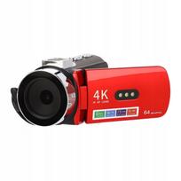 Vaizdo kamera 4K 64MP WiFi su 3,0 Z0 pasukamu ekranu