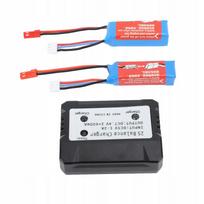 Lipo 7,4V 400mAh akumuliatorius su 2S balanso jungtimi Adow