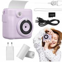 Skaitmeninis momentinis fotoaparatas, violetinis, 32GB, galinis spausdinimas, 14 ritinėlių
