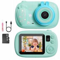 Skaitmeninis fotoaparatas 45MP 720P 2.0 colių dviguba kamera su skaitmeniniu priartinimu, MP3, žaidimų funkcija, 64GB SD
