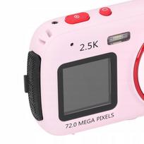 Skaitmeninis fotoaparatas 72MP 2,5K su dvigubu ekranu, 16x FX skaitmeninis priartinimas