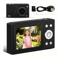 Skaitmeninis fotoaparatas 64MP 4K su 18x autofokuso priartinimu, 2.8" IPS ekranu ir 64GB kortele