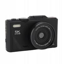 Skaitmeninis fotoaparatas 5K 75MP 18X, automatinis fokusavimas, Retro CF