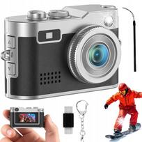 Nešiojama 2MP 1080P LED vaizdo kamera su riešo dirželiu ir raktų pakabuku