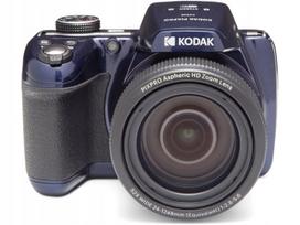 Fotoaparatas KODAK AZ528 mėlynas 16 Mpix, 52x Full HD priartinimas su dėklu ir baterijomis