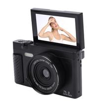 Skaitmeninis fotoaparatas 4K 75MP, 18x artinimas, WiFi, F1, be veidrodžio