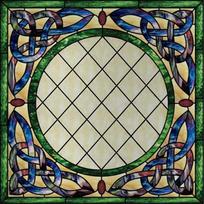 Matiniu vitražiniu stiklu langų plėvelė, individualus privatumas, statinis prilipimas, vintažiniai spalvingi lipdukai, dušo stoglangis, namų dekoras (as the picture,30X30cm) black