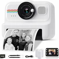 Vaikiškas 1080P skaitmeninis fotoaparatas su terminiu spausdintuvu, 32GB, 3–12 metų