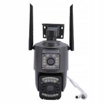Vaizdo stebėjimo kamera 4MP 2 Dual Lens HD 5K su interkomu