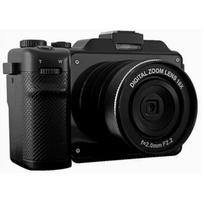 Skaitmeninis fotoaparatas 4K 48MP su 18x priartinimu ir dviem asmenukių objektyvais