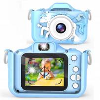 Vaikiška skaitmeninė kamera Full HD Unicorn su 32GB kortele