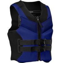 Life Jacket Neoprene Buoyancy Swimming Drifiting Boating Kayaking Vest for Adult Men Women Water Sports Kayak Life Vest 4XL blue
