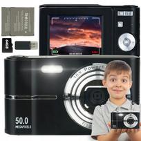 Skaitmeninis fotoaparatas Retro, 50MP, 1080P, su atminties kortele
