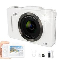 Skaitmeninis fotoaparatas 4K 48 MP su 16x makro priartinimu, atminties kortele