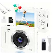 Skaitmeninis fotoaparatas 16x priartinimas, 4K 48 MP vaizdo įrašymas, 32GB kortai