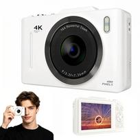 Skaitmeninis fotoaparatas 48MP 4K 16X su stabilizacija vaikams ir kelionėms
