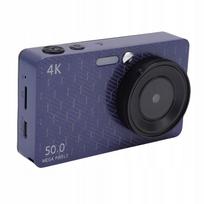 Skaitmeninis fotoaparatas 4K 50 MP, 2,8 colio ekranas, 16x skaitmeninis priartinimas, automatinis fokusavimas, 6E
