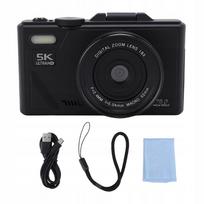 Skaitmeninis fotoaparatas 5K, 75MP, Wi-Fi, Anti Shake, 2V, vlogams