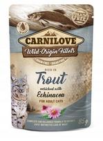 Katėms skirtas Carnilove pašaras su upėtakiu ir ežiuole, 85 g