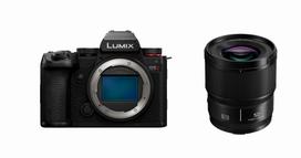 Fotoaparatas Panasonic Lumix DC-S5 II DC-S5M2 su S-S50E 50mm objektyvu