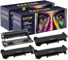 Toneriai 3x TN2421 ir būgnas DR2401 Brother spausdintuvams