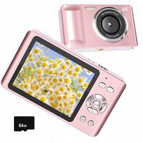 Skaitmeninis fotoaparatas 4K, 2,8", 18x priartinimas, 64GB