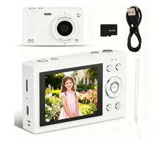 Skaitmeninis fotoaparatas 64MP 4K, autofokusas, 18x priartinimas, IPS 2.8 ekranas, 64GB kortelė