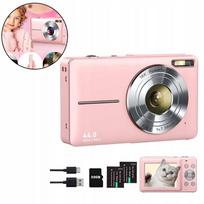 Skaitmeninis fotoaparatas 44MP Full HD 1080P 16x priartinimas 32GB 2 x 700mAh