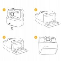 Skaitmeninis fotoaparatas su 16x priartinimu, 2 spausdinimo režimai, 32GB, 3 ritinėliai