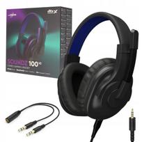 Žaidimų ausinės uRage SoundZ 100 V2 su mikrofonu, juodos, PC/PS5/Xbox
