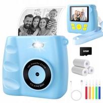 Vaikiškas Polaroid momentinis spausdintuvas, 32GB, 3 įdėklai