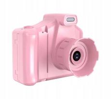 Momentinis fotoaparatas Extralink H9 microSD USB 48Mpix rožinis