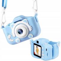 Skaitmeninis fotoaparatas Memfis KIDS DIGITAL CAMERA KITTY mėlynas