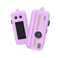 Mini skaitmeninis fotoaparatas Retro K9 HD raktų pakabukas, violetinis