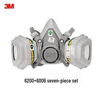 3M 6200 Half Facepiece Respirator 7-Piece Kit white