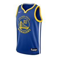 Nike Dri-Fit Stephen Curry 2023/24 Icon Edition Sleeveless Jersey Kids tops Blue 9Z2B7BX2P-CUR L blue