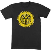 Ned's Atomic Dustbin Yellow Classic Logo T-Shirt Black New L yellow