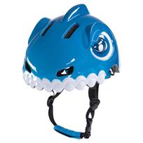 Children's bike helmet 52-56 cm - blue dinosaur blue