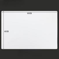 60x40cm Silikoninis stalo kilimėlis Neslystantis pjaustymo lentos kilimėlis Izoliuotas kilimėlis studentiško maisto kilimėliui Didelis stalčių kilimėlis (White,60*40cm) balta