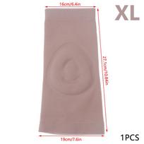 Silicone Knee Pads Fitness Dance Skating Sports Knee Pads Basketball Pressurized Cycling Roller Skating Silicone Thin Knee Pads XL kūno spalva