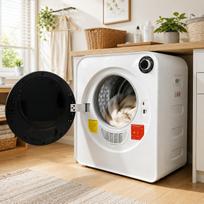 Dryer – PTC Ceramic Heater & Stainless Steel Drum, 4 Programs, Cooling, Safety, Stackable/Wall-Mountable, PCM Housing, Rated 3 kg (Actual 4 kg) 49.5 x 41.5 x 59.5 cm balta