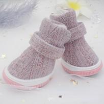 Batai šunims Teddy Bomei medvilniniai kvėpuojantys batai naminiams gyvūnėliams šunų batai šuniukų meškiukų šunų batai neslystantys šunų batai mažiems šunims 1 ruda