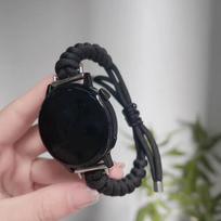 Correa Band For Samsung Galaxy Watch 7 FE 5 Pro 4 6 classic 44mm - 40mm Nylon Braided sport bracelet correa Galaxy Watch 7 Strap 18mm juoda