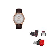 TISSOT Men's Tourelles Collection Watch T139.807.36.031.00 Silver Regular Watch Box black