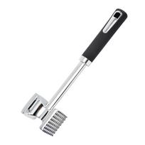 Aluminum Alloy Double-Sided Meat Tenderizer and Stripper Hammer white