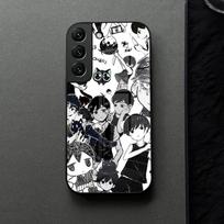 Žaidimo Omori Stiklinis telefono dėklas Samsung Galaxy S21 S26 S25 S22 S20 S24 S23 Ultra Fe Plus A16 A34 A54 A24 Coque Galaxy S23 black