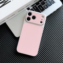 PU Leather Texture Phone Case for Apple IPhone 11 12 13 14 15 16 17 Pro Max Plus Protective Cover Slim ThIn iPhone Air rožinė