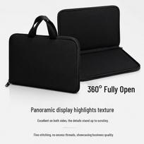 Diving Material Laptop Sleeve for Huawei 14, Lenovo 15, Apple 13 Inch Tablet 10 inch (for 11 inch tablet) juoda