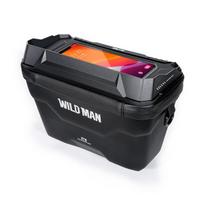 WILD MAN Bike Handlebar Bag Touch Screen Phone Holder EVA Hard Shell Waterproof Electric Scooter Front Pouch Folding Bicycle Bag juoda